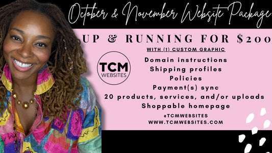 October & November Website Special